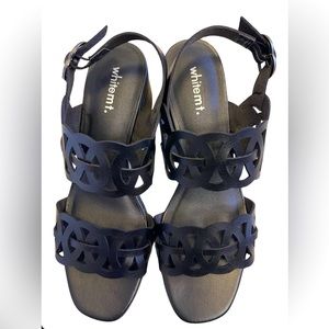 Whitemt. Women Black sandals